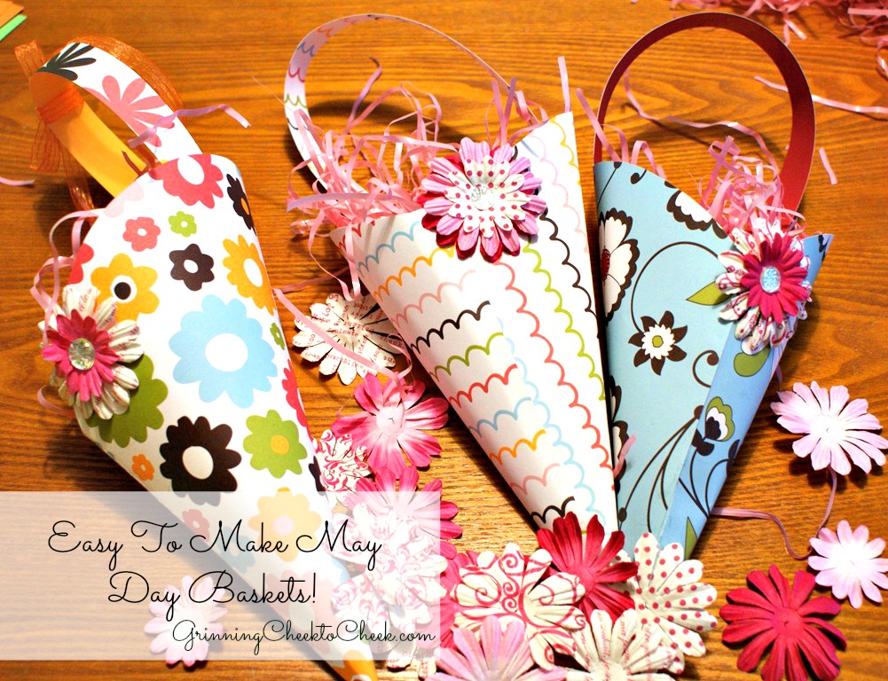 Easy to Make May Day Baskets!!