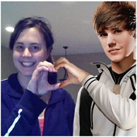 Me and Justin Bieber