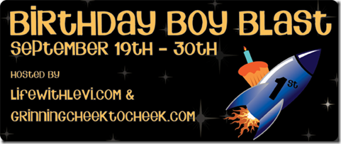birthday Boy blog blast banner
