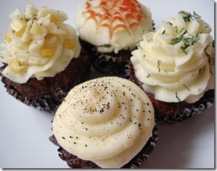 Halloween Meatloaf Cupcakes