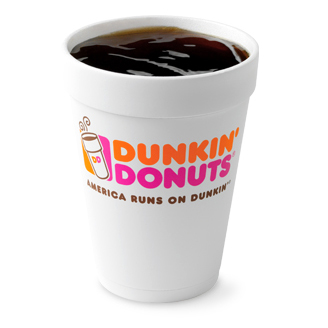 dunkin donuts hot coffee