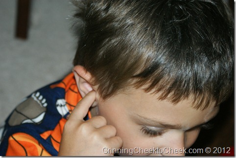 Boy with Swimmer's Ear