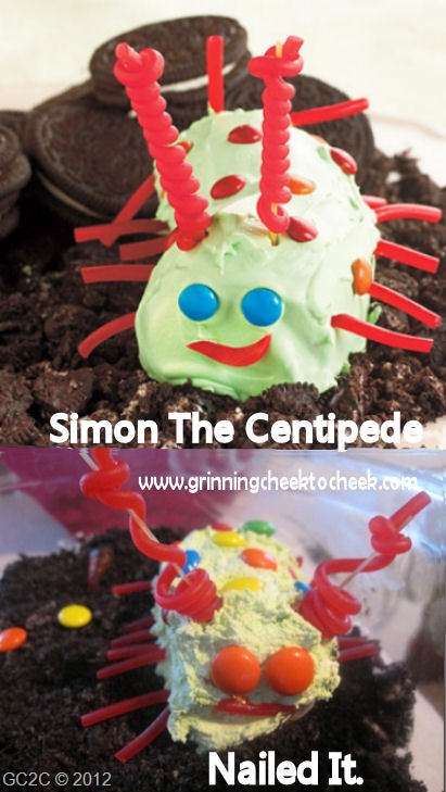 Simon the Centipede… #Fail