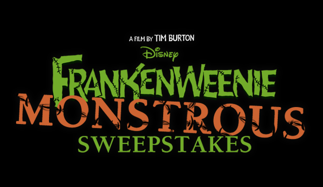 Frankenweenie Monstrous Sweepstakes