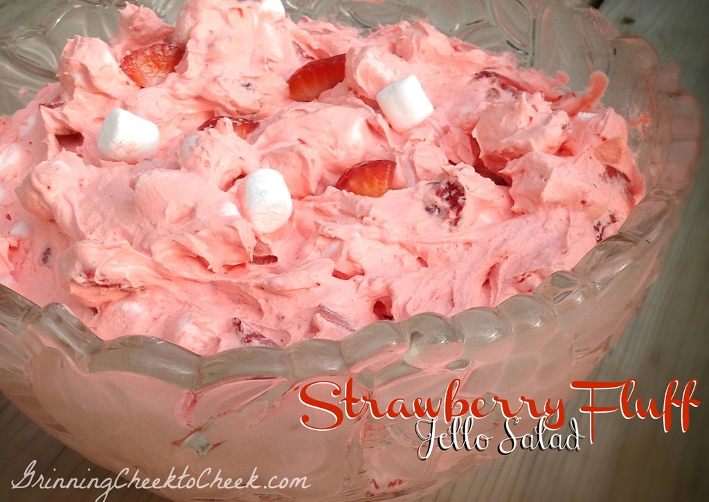 Strawberry Fluff Jello Salad
