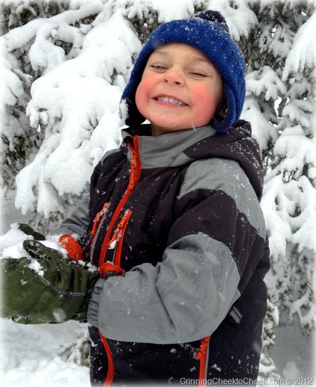 First Big Snow in Minnesota 2012