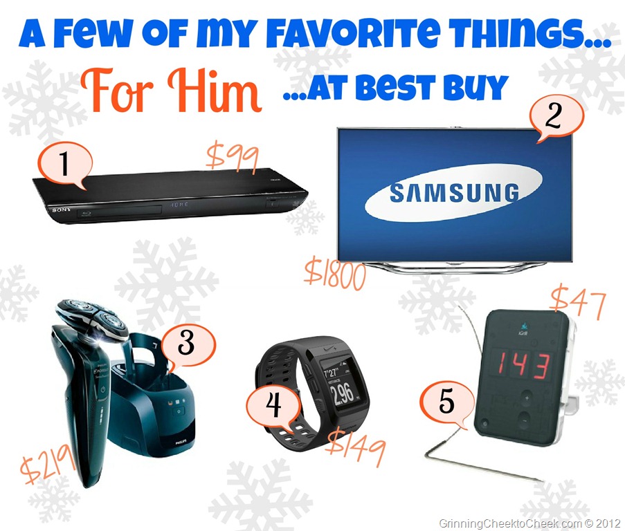 A Few of my Favorite Things For Him at Best Buy!