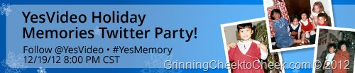 Twitter Party Tonight!  #YesMemory