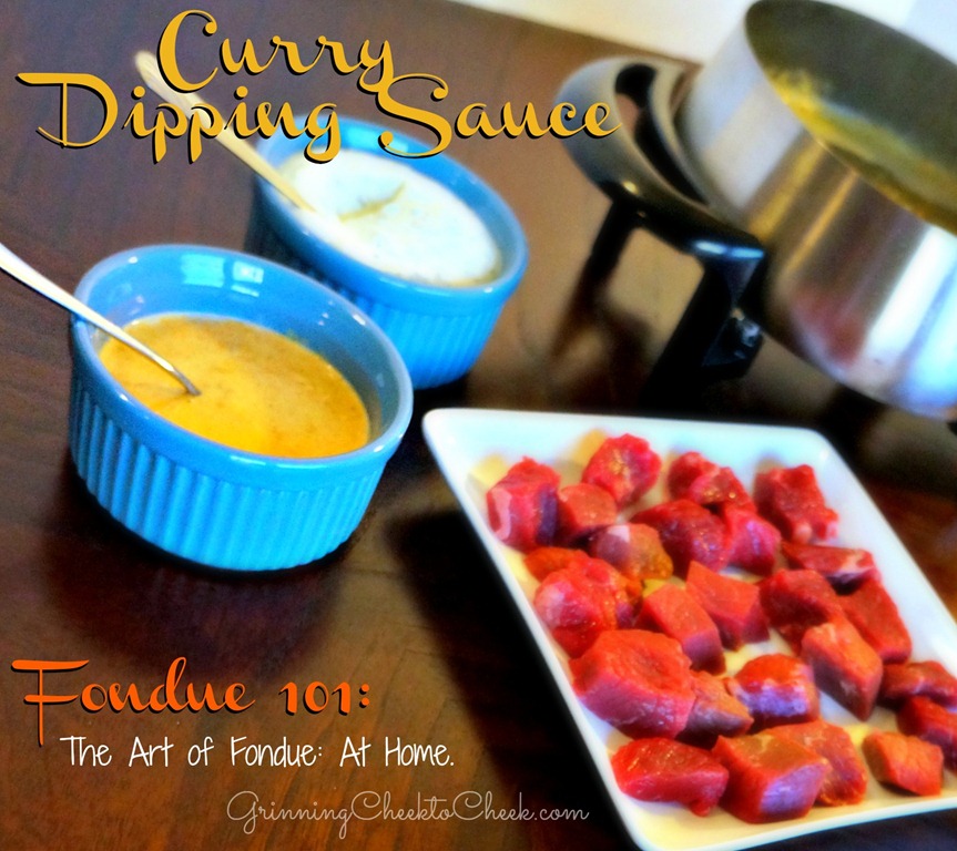 Fondue 101: The Art of Fondue at Home.                Curry Dipping Sauce
