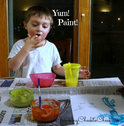 Edible Toddler Paint 2