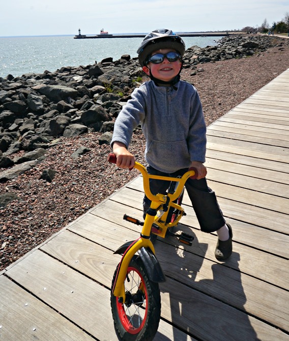 Biking with Glasses