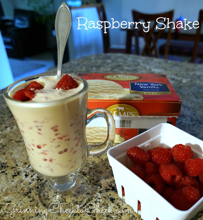 My Favorite Summer Dessert: Raspberry Shakes #DairyMom
