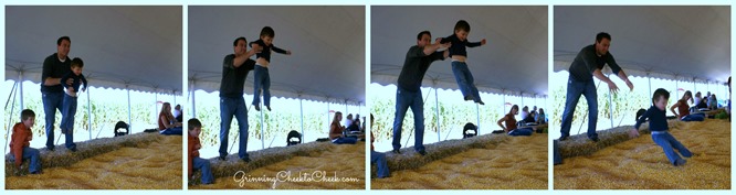 Jumping in Corn pit