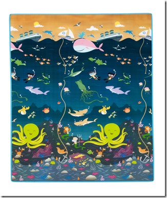 playmat rolled ocean