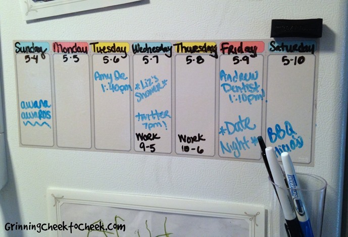 Post it Dry Erase Planner