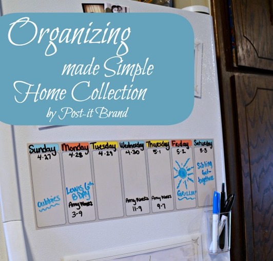 Organizing your fridge with the Home  collection by Post-it® Brand, Scotch® Brand   and Command™ Brands