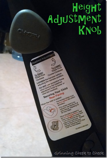 Recaro Height Adjustment Knob