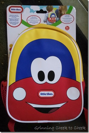 Cozy Coupe Backpack Package