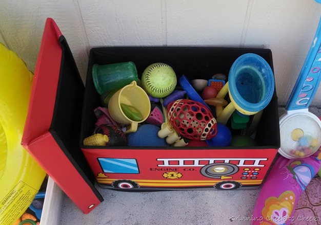 Fire Engine Toy Box and Giveaway!
