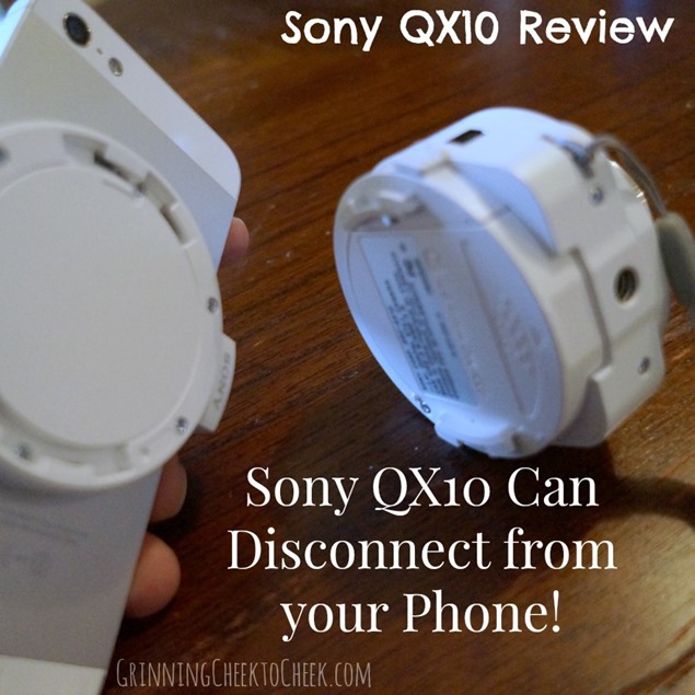 Sony QX10 Removable