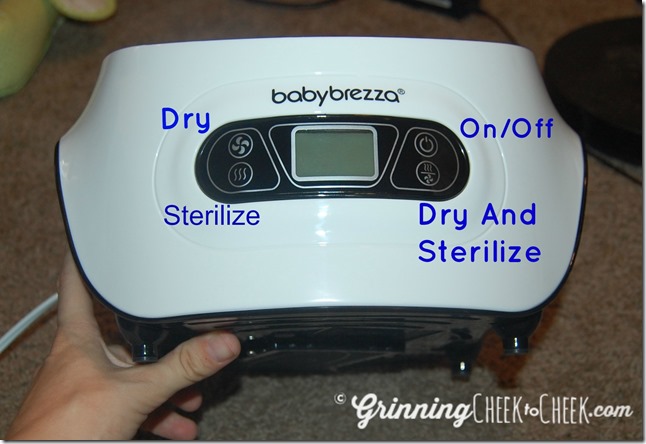 Baby Brezza Sterilizer Display