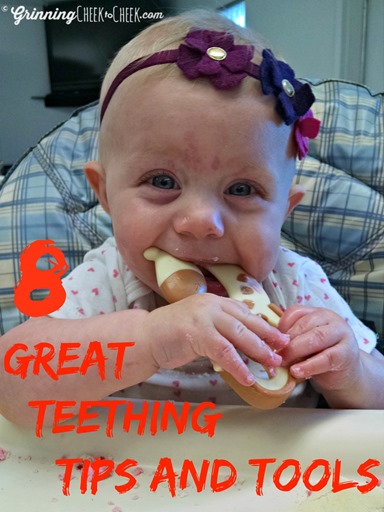 8 Great Teething Tips and Tools #Giveaway