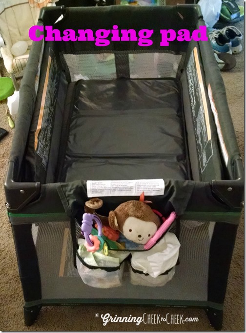 pack n play changing table