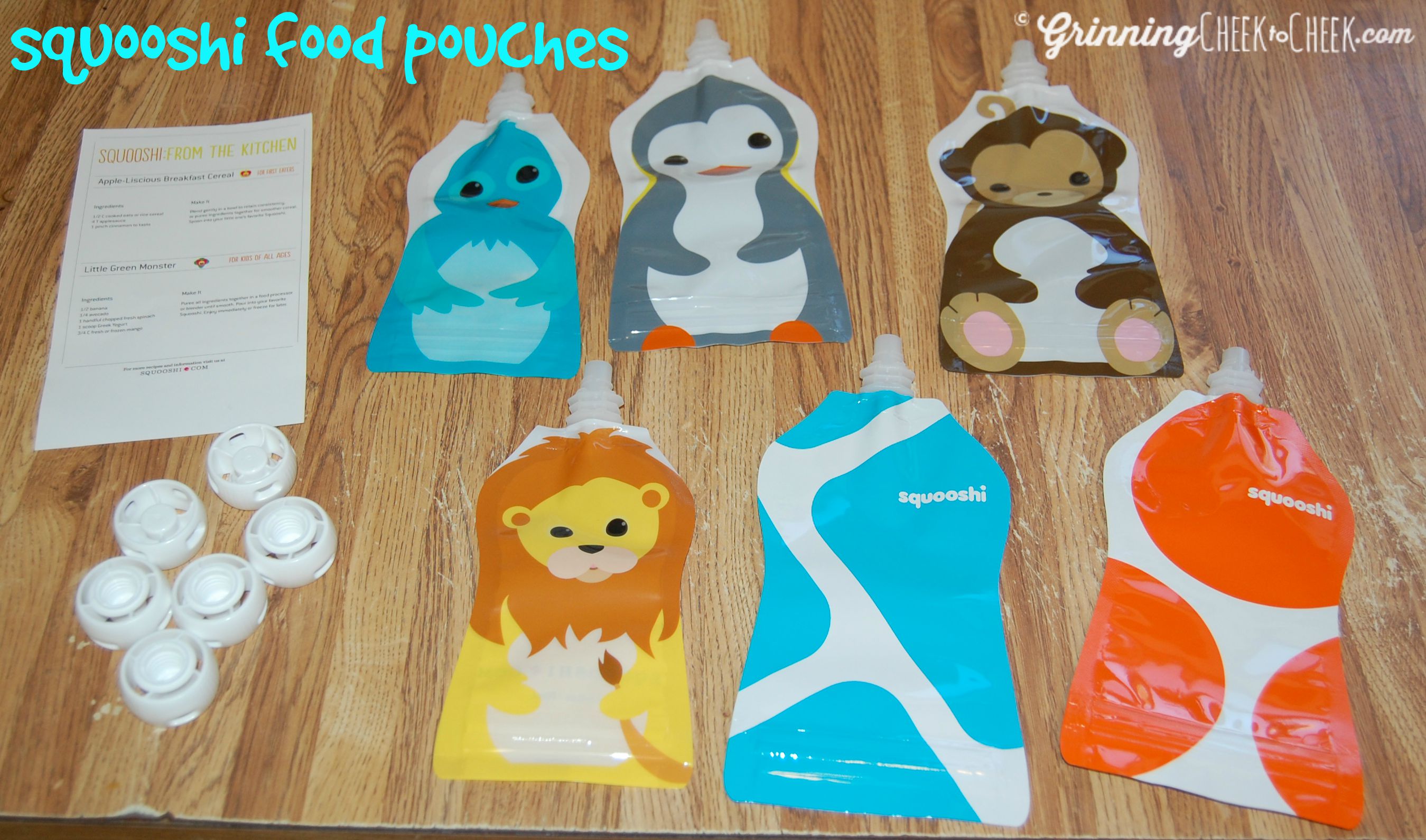 Squooshi Reusable Baby Food Pouches