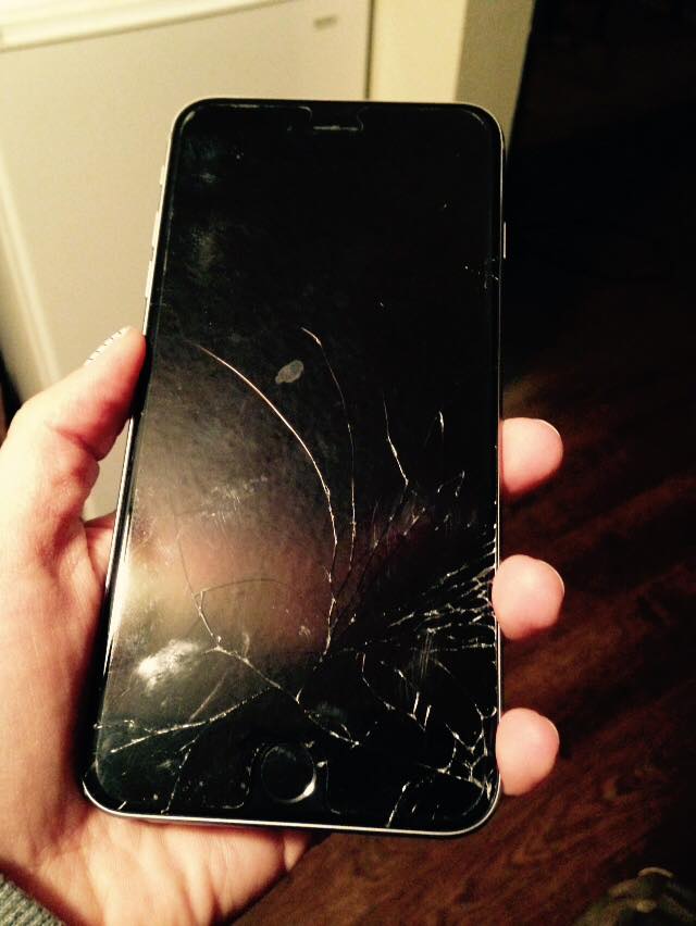 broken iphone 6 plus