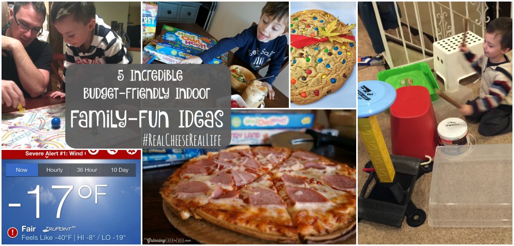 5 Incredible Budget-Friendly Indoor Family-Fun Ideas #RealCheeseRealLife