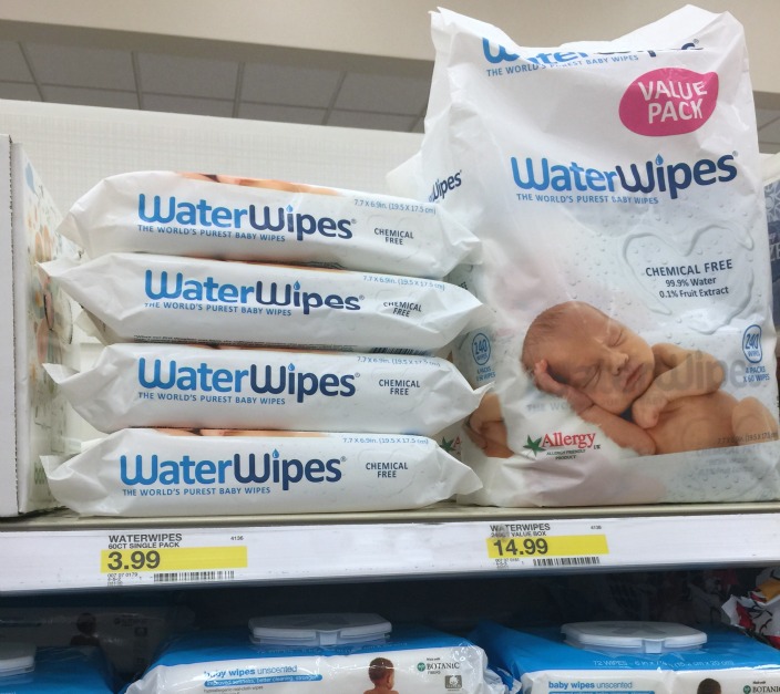 WaterWipes Target Shelves