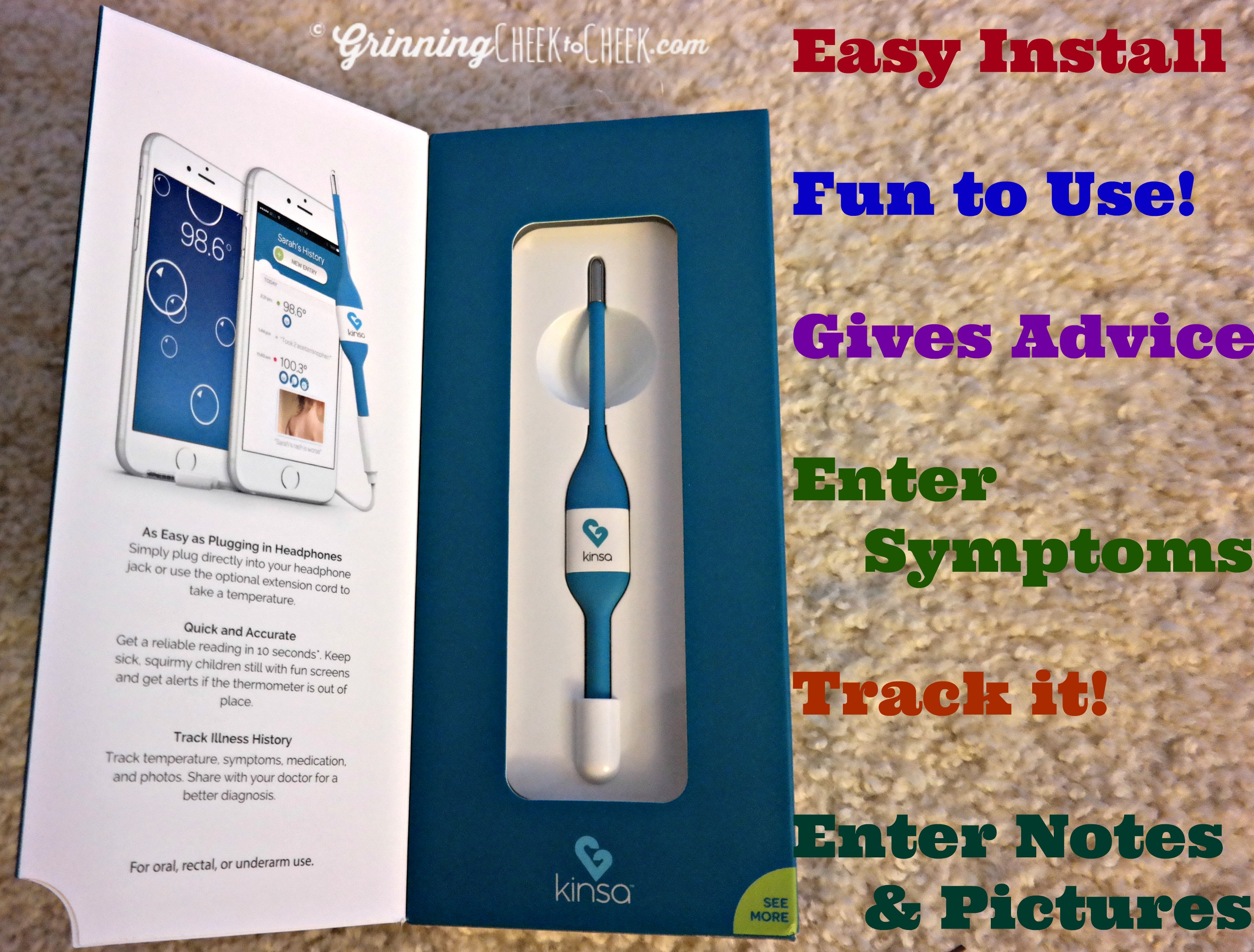 Kinsa Smart Thermometer Rocks! #Giveaway