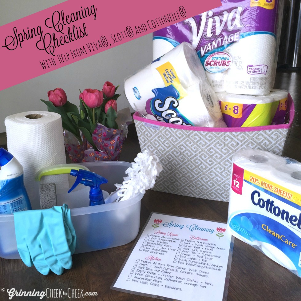 Spring Cleaning Printable Checklist #SpringClean16 #Walmart ad 
