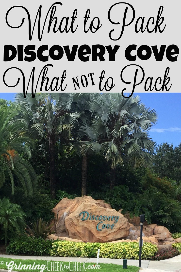 What to pack for Discovery Cove