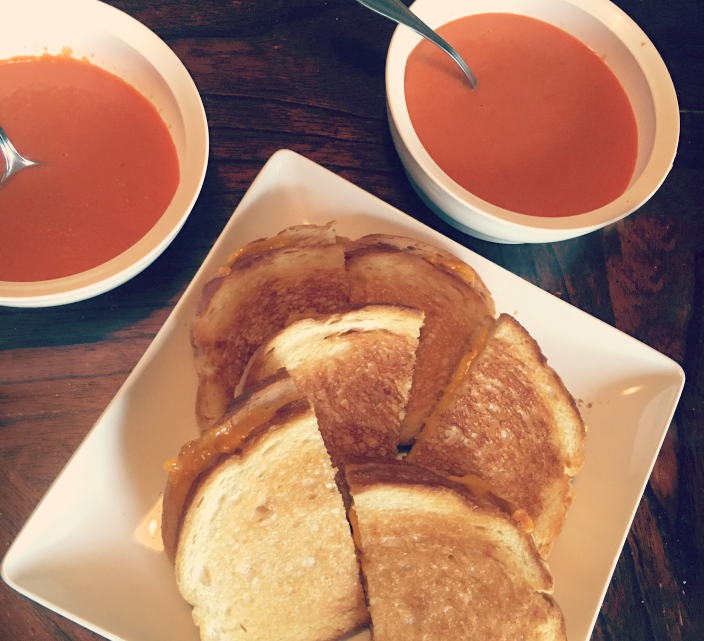 Tomato Soup Grilled Cheese