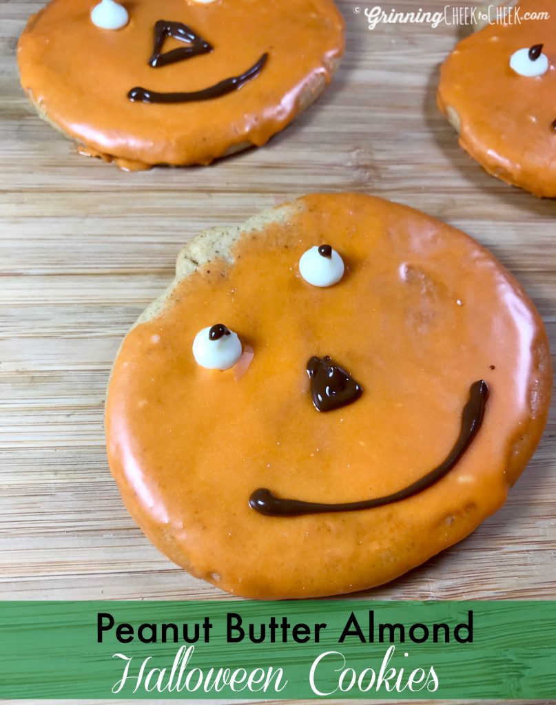 Peanut Butter Almond Halloween Cookies- Justin's