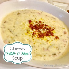 Cheesy Potato & Ham Soup- Warm up with this Savory Soup