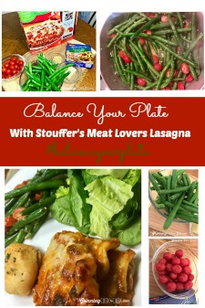 Balance Your Plate with Stouffer’s Family Size Meat Lovers Lasagna