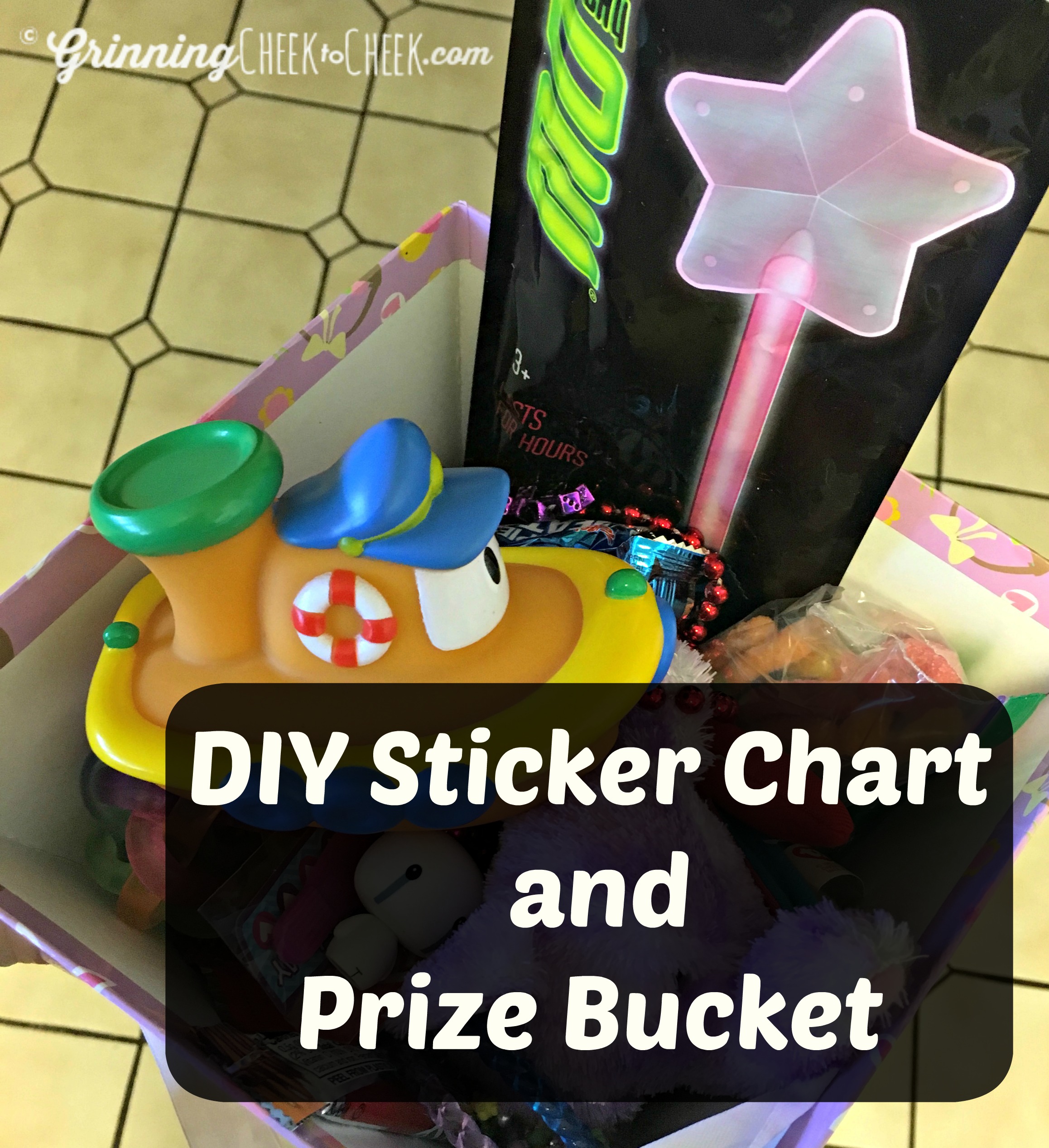 DIY Prize Chart and Bucket