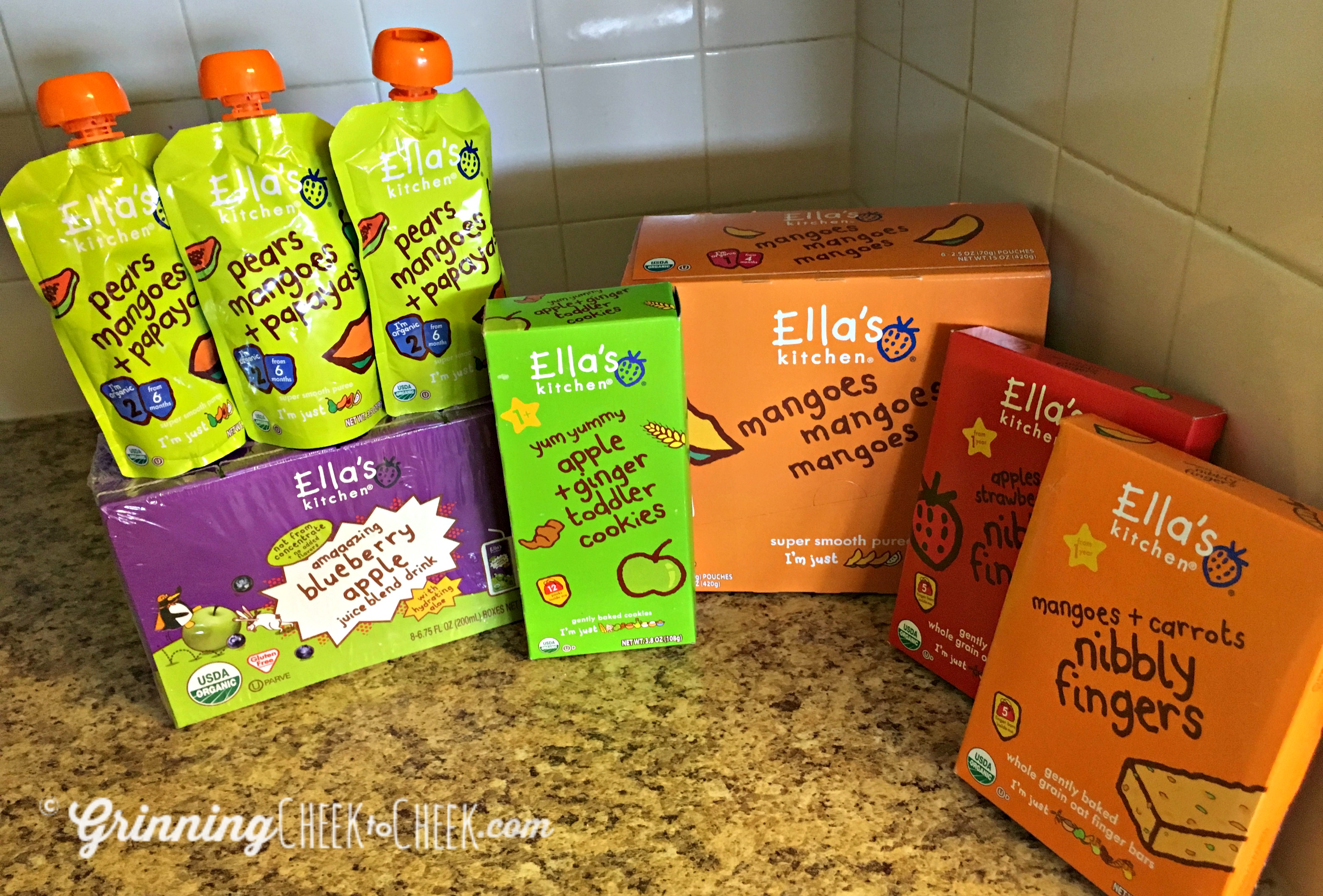 Ella’s Kitchen Snacks- No Prep Snacks for Preschoolers #Snacks #RoadTrip