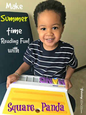 Square Panda Review- Make Summertime Reading fun with Square Panda