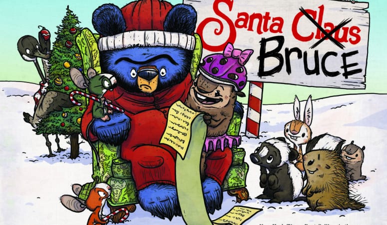 Santa Bruce Book by Ryan T. Higgins GIVEAWAY
